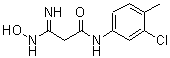 CAS 登录号：219528-42-4， N-(3-氯-4-甲基苯基)-3-(羟基氨基)-3-亚氨基丙酰胺