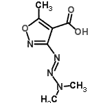CAS#: 219617-64-8, 3-[(1E)-3,3-Dimethyl-1-Triazen-1-Yl]-5-Methyl-1,2-Oxazole-4-Carboxylic Acid