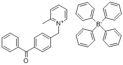 CAS 登录号：219733-10-5， 1-(4-[苯甲酰基]苄基)-2-甲基吡啶鎓四苯基硼酸盐