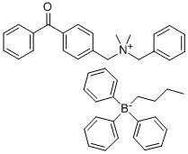 CAS#: 219733-15-0, N-(4-[Benzoyl]Benzyl)-N-Benzyl-N,N-Dimethyl Ammonium Butyltriphenyl Borate