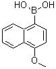 CAS 登录号：219834-95-4， (4-甲氧基-1-萘基)硼酸