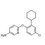 CAS 登录号：219866-01-0， 6-(4-氯-2-环己基苯氧基)-3-吡啶胺