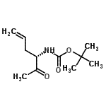 CAS#: 219990-12-2, 2-Methyl-2-Propanyl [(3S)-2-Oxo-5-Hexen-3-Yl]Carbamate
