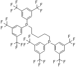 CAS#: 220185-42-2, 1,5-Pentanediylbis{Bis[3,5-Bis(Trifluoromethyl)Phenyl]Phosphine}