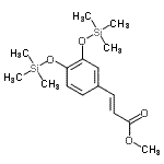 CAS#: 22020-29-7, Methyl (2E)-3-{3,4-Bis[(Trimethylsilyl)Oxy]Phenyl}Acrylate