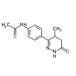 CAS#: 220246-81-1, N-[4-(4-Methyl-6-Oxo-1,4,5,6-Tetrahydro-3-Pyridazinyl)Phenyl]Acetamide