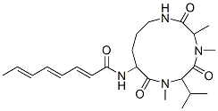 CAS#: 22029-09-0, N-[3,4,7-Trimethyl-6-(1-Methylethyl)-2,5,8-Trioxo-1,4,7-Triazacyclododecan-9-Yl]-2,4,6-Octatrienamide