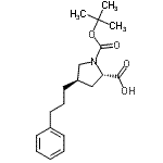 CAS#: 220424-73-7, (4R)-1-{[(2-Methyl-2-Propanyl)Oxy]Carbonyl}-4-(3-Phenylpropyl)-L-Proline