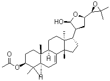 CAS#: 22046-06-6, (13alpha,14beta,17S,20S,21S,23R,24R)-21,23:24,25-Diepoxy-5alpha-Lanost-7-Ene-3beta,21-Diol 3-Acetate