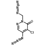 CAS 登录号：220663-05-8， 5-叠氮基-2-(叠氮基甲基)-4-氯-3(2H)-哒嗪酮