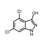 CAS#: 220707-43-7, 4,6-Dichloro-1H-Indazol-3-Ol