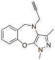 CAS#: 22086-98-2, 4,5-Dihydro-1,3-Dimethyl-4-(2-Propynyl)-1H-Pyrazolo[3,4-b][1,4]Benzoxazepine