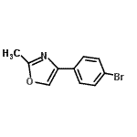 CAS#: 22091-49-2, 4-(4-Bromophenyl)-2-Methyl-1,3-Oxazole