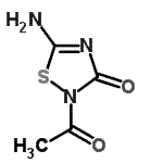 CAS 登录号：220966-98-3， 2-乙酰基-5-氨基-1,2,4-噻二唑-3(2H)-酮