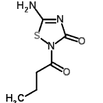 CAS 登录号：220966-99-4， 5-氨基-2-丁酰基-1,2,4-噻二唑-3(2H)-酮