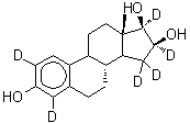 CAS#: 221093-41-0, (9xi,14xi,16beta,17beta)-(2,4,15,15,16,17-<Sup>2</Sup>H<Sub>6</Sub>)Estra-1(10),2,4-Triene-3,16,17-Triol
