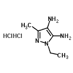 CAS 登录号：221110-59-4， 1-乙基-3-甲基-1H-吡唑-4,5-二胺二盐酸盐