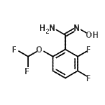CAS 登录号：221202-20-6， 6-(二氟甲氧基)-2,3-二氟-N'-羟基苯甲脒