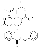 CAS 登录号：221287-88-3， 2-[(苄氧基)羰基]苯基甲基 (5Xi)-2,3,4-三-O-乙酰基-beta-L-来苏-吡喃己糖醛酸酯