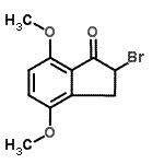 CAS 登录号：22131-90-4， 2-溴-4,7-二甲氧基-1-茚满酮