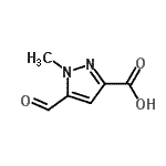CAS#: 221323-55-3, 5-Formyl-1-Methyl-1H-Pyrazole-3-Carboxylic Acid
