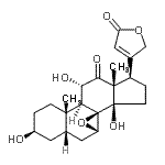 CAS#: 22146-03-8, 7beta,8-Epoxy-3beta,11alpha,14-Trihydroxy-12-Oxo-5beta-Card-20(22)-Enolide