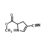 CAS#: 222420-85-1, Methyl 4-Cyano-2,3-Dihydro-1H-Pyrrole-2-Carboxylate