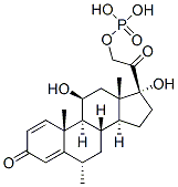 CAS#: 22252-38-6, 11beta,17,21-Trihydroxy-6alpha-Methylpregna-1,4-Diene-3,20-Dione 21-(Dihydrogen Phosphate)