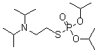 CAS 登录号：22259-19-4， 硫代磷酸 S-[2-(二异丙基氨基)乙基] O,O-二异丙基酯