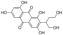 CAS 登录号：22268-13-9， 1,3,6,8-四羟基-2-[(1S)-3-羟基-1-(羟基甲基)丙基]-9,10-蒽二酮