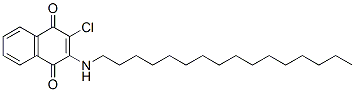 CAS 登录号：22272-21-5， 2-氯-3-(十六烷基氨基)萘-1,4-二酮