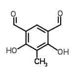CAS#: 22304-67-2, 4,6-Dihydroxy-5-Methylisophthalaldehyde