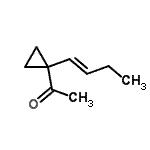 CAS#: 223108-42-7, 1-{1-[(1E)-1-Buten-1-Yl]Cyclopropyl}Ethanone