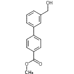 CAS 登录号：223126-96-3， 甲基3'-(羟基甲基)-4-联苯羧酸酯