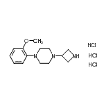 CAS 登录号：223381-69-9， 1-(3-氮杂环丁基)-4-(2-甲氧基苯基)哌嗪三盐酸盐