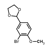 CAS#: 223418-72-2, 2-(3-Bromo-4-Methoxyphenyl)-1,3-Dioxolane