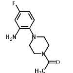 CAS 登录号：223513-02-8， 1-[4-(2-氨基-4-氟苯基)-1-哌嗪基]乙酮