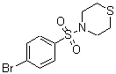 CAS 登录号：223555-81-5， 4-[(4-溴苯基)磺酰基]硫代吗啉