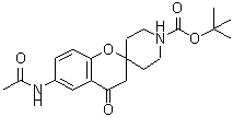 CAS#: 223559-44-2, 2-Methyl-2-Propanyl 6-Acetamido-4-Oxo-3,4-Dihydro-1'H-Spiro[Chromene-2,4'-Piperidine]-1'-Carboxylate
