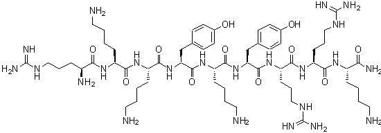 CAS#: 224579-74-2, L-Arginyl-L-Lysyl-L-Lysyl-L-Tyrosyl-L-Lysyl-L-Tyrosyl-L-Arginyl-L-Arginyl-L-Lysinamide