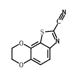 CAS#: 225242-00-2, 7,8-Dihydro[1,4]Dioxino[2,3-g][1,3]Benzothiazole-2-Carbonitrile