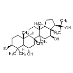 CAS#: 22550-76-1, (3beta,6alpha,16beta,21beta)-Hopane-3,6,16,22-Tetrol