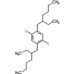 CAS 登录号：225512-46-9， 1,4-二(2-乙基己基)-2,5-二碘苯