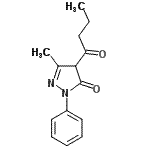 CAS#: 22616-35-9, 4-Butyryl-5-Methyl-2-Phenyl-2,4-Dihydro-3H-Pyrazol-3-One