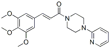 CAS 登录号：22662-32-4， 1-(2-吡啶基)-4-[2-(3,4,5-三甲氧基苯基)乙烯基羰基]哌嗪