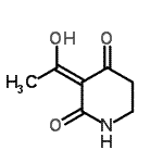 CAS 登录号：226704-37-6， (3E)-3-(1-羟基乙亚基)-2,4-哌啶二酮