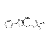 CAS#: 227029-27-8, 2-(5-Methyl-2-Phenyl-1,3-Oxazol-4-Yl)Ethyl Methanesulfonate