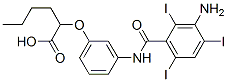 CAS#: 22708-42-5, 2-[3-[(3-Amino-2,4,6-Triiodo-Benzoyl)Amino]Phenoxy]Hexanoic Acid