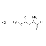 CAS 登录号：22728-89-8， (2S)-2-氨基-4-甲氧基-4-氧代丁酸盐酸盐(1:1)