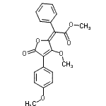 CAS#: 22736-30-7, Methyl (2E)-[3-Methoxy-4-(4-Methoxyphenyl)-5-Oxo-2(5H)-Furanylidene](Phenyl)Acetate